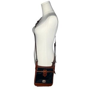Dooney & Bourke Black Wayfarer Letter Carrier Small Crossbody Purse